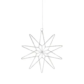 GLEAM VISILICA ZVIJEZDA SREBRNA BOJA 20x0,03W/LED/3,5m