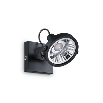 GLIM STROPNA LAMPA PL1 CRNA GU10