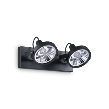 GLIM STROPNA LAMPA PL2 CRNA GU10