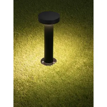 GONG 30 Vanjska Stupna Svjetiljka LED 12W IP65 3000K 727lm Crna