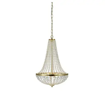 GRÄNSÖ LUSTER 2L 40CM BRUSHED BRASS/MC E14