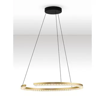 GREAMY LED VISILICA ZLATNA 30W IP20 3000K TRIAK PRIGUŠLJIVA