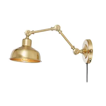 GRIMSTAD ZIDNA SVJETILJKA 1L DARK BRASS E27