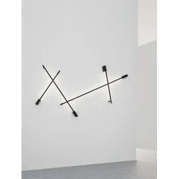 GROPIUS ZIDNA LAMPA LED 20W/3000K/672lm/IP20/CRNA