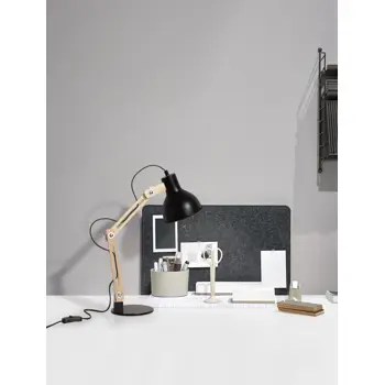GROU STOLNA LAMPA E27 /IP20/MATT CRNA