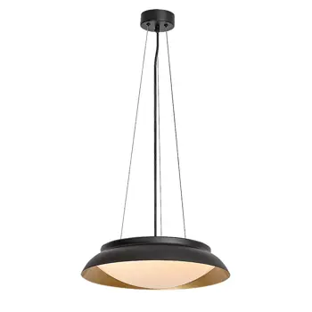 HAFSA VISILICA LED 24/CRNA/ ZLATNO/IP20/1250lm