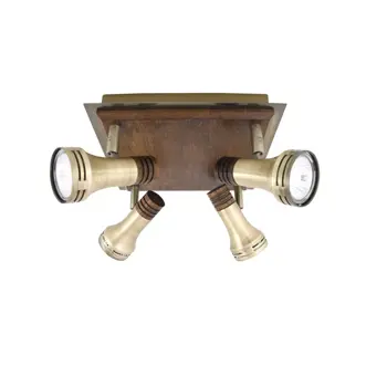 HASLE REFLEKTOR 4L WALNUT/OXIDE GU10
