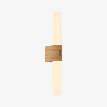 HELVA DOUBLE BASIC ZIDNA SVJETILJKA WOOD FOIL LED IP44