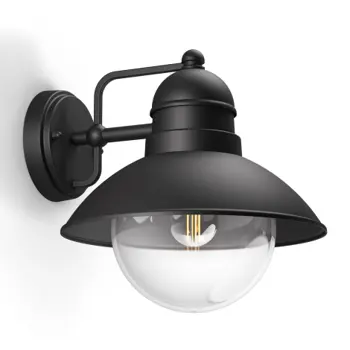 HOVERFLY PHILIPS vanjski LED fenjer crni 1X60W 230V