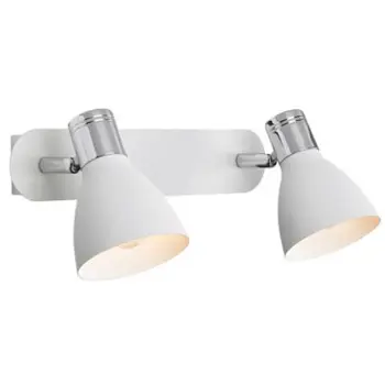 HUSEBY ZIDNA SVJETILJKA 2L CHROME/WHITE E14