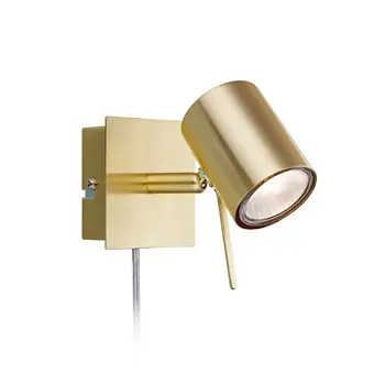 HYSSNA LED ZIDNA SVJETILJKA 1L BRUSHED BRASS GU10