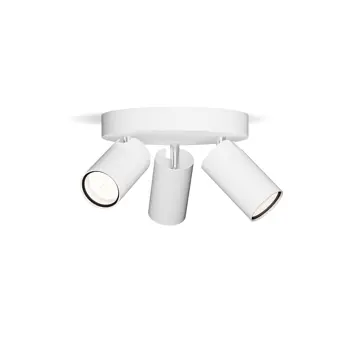 IDRIS PHILIPS LED reflektor SPOT 3XGU10 pločasti bijeli IP44