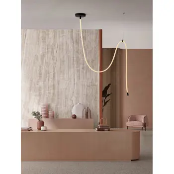 ILANE VISILICA LED/3000K/33W/2499Lm/CRNO-BIJELA