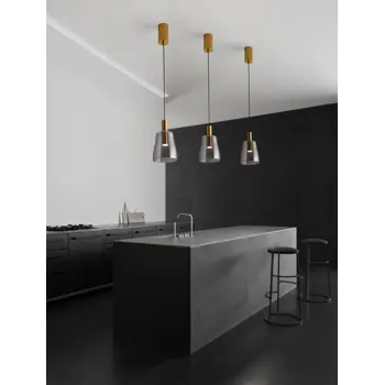 IMATIA VISILICA  LED /3000K/7W/192Lm/BRASS GOLD & SMOKY