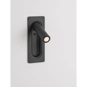 INLITE ZIDNA LED SVJETILJKA CRNA 3W IP20 3000K