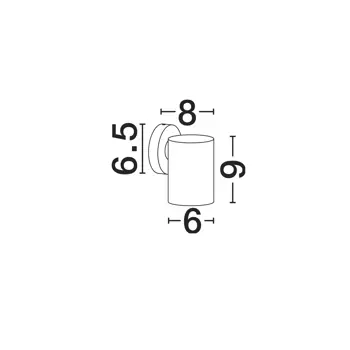 jackie-vanjska-zidna-svjetiljka-led-3watt-226lm-ip65-3000k-b-98231-02137636.webp