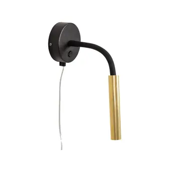 JOLIE ZIDNA SVJETILJKA 1L RAW BRASS/BLACK G9