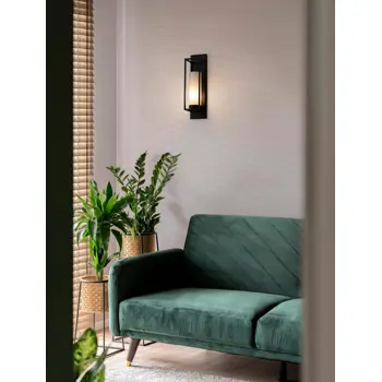 JULIET ZIDNA LAMPA E27  IP20/CRNA