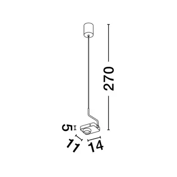 kedros-visilica-led3000k9w717lmcrna-64650-02026180.webp