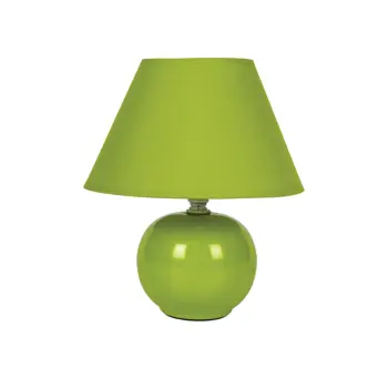 KERAMIČNA STOLNA LAMPA/E14/MAX 35W/BALL/SVJETLOZELENA/MONOCHROME