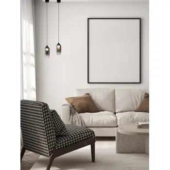 KITA VISILICA LED/3000K/6W/457Lm/CRNA & SMOKY