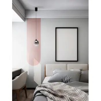 KITA VISILICA LED/3000K/6W/457Lm/CRNA & SMOKY