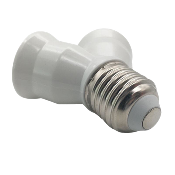 LAMP HOLDER  Y-TYPE ADAPTER E27 BIJELI
