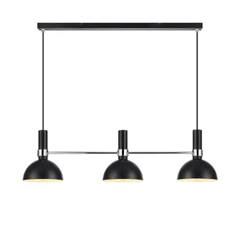 LARRY VISILICA 3L BLACK/CHROME E27