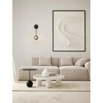 LAS ZIDNA LAMPA LED/3000K/13W/1526Lm/CRNA & ZLATNA & SIVA