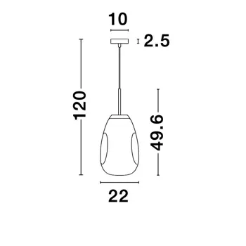 lava-visilica-e27-ip20bakar-37020-02110397.webp