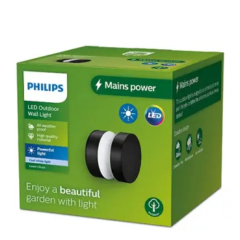 LAVEN SWA PHILIPS vanjska LED svjetiljka 6W 40K crna