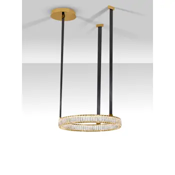 LAZURA LED LUSTER ZLATNA 74W IP20 3000K TRIAK PRIGUŠLJIVA
