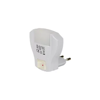 LED NIGHT LIGHT/1W/BLUE WITH SWITCH