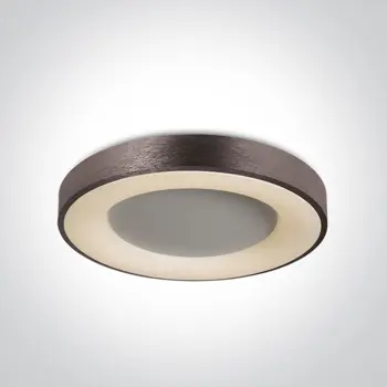 LED PLAFONJERA/50W/3000K/3000lm/BRUŠENO SMEĐA/60cm