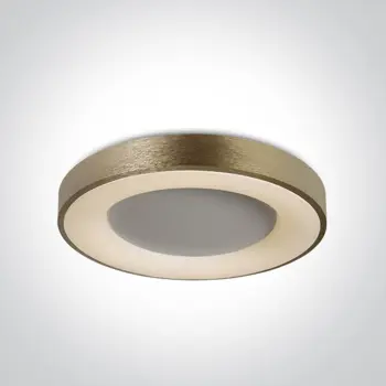 LED PLAFONJERA/50W/3000K/4250lm/BRUŠENO ZLATNA 60cm