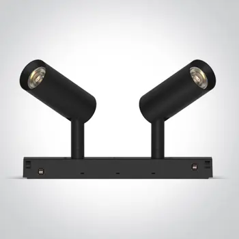 LED REFLEKTOR ZA MAGNETSKE ŠINE 2x6W CCT 48V IP20 CRNA MINI/MIDI/MAXI/P&P