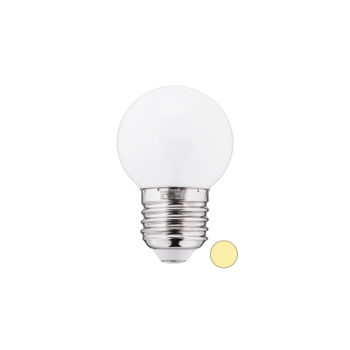 LED ŽARULJA U BOJI  1W E27 G45 240V 50 Lm PC WARM WHITE 2700K THORGEON