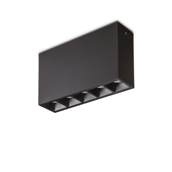 LIKA LED STROPNA LAMPA PL CRNA