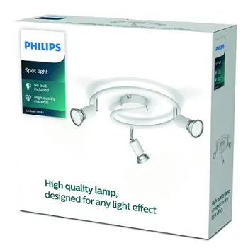 LIMBALI PHILIPS LED reflektor bijeli 3XGU10 230V