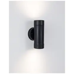 LIMBIO VANJSKA ZIDNA SVJETILJKA GU10 2x7W/IP54/CRNA