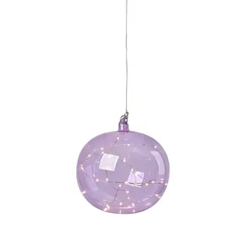 LINA VISILICA 18cm 20L B/O Purple 20x0,03W/LED/2,5m