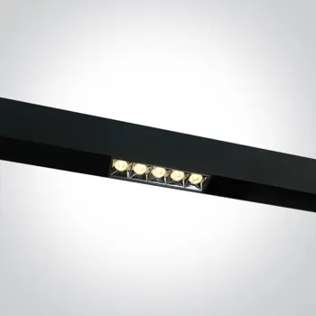 LINEARNA LED SVJETILJKA MAGNET 12W/48V/3000K/960lm CRNA