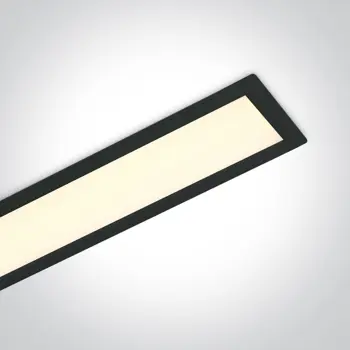 LINEARNA UGRADBENA SVJETILJKA LED 40W WW 1200mm 120d 230V CRNA