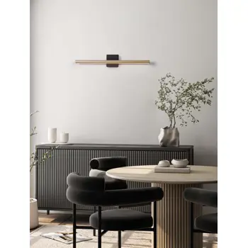 LIOS ZIDNA LAMPA LED/3000K/8W/268Lm/ZLATNABEIGE & BLACK