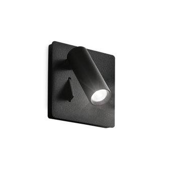 LITE LED ZIDNA LAMPA AP CRNA