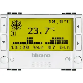 LIVING LIGHT DNEVNI/TJEDNI TERMOSTAT 3M GRIJANJE/HLAĐENJE BIJELI