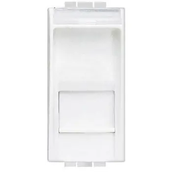 LIVING LIGHT MREŽNA UTIČNICA RJ45/1M/KAT5 BIJELA