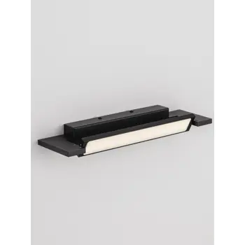 LIVO ZIDNA LED SVJETILJKA CRNA 10W IP44 CCT 3000-4000K