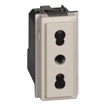 LNOW EURO UTIČNICA 2P+E/16A/250V PIJESAK