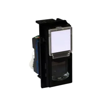 LNOW MREŽNA UTIČNICA 1×RJ45 1M CRNA